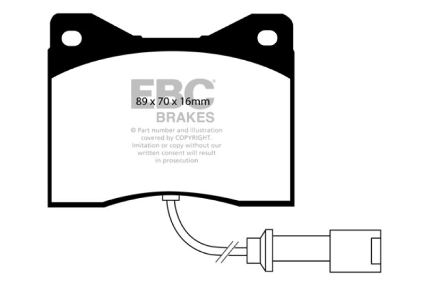 EBC Brakes DP3753C Redstuff Ceramic Low Dust Brake Pads