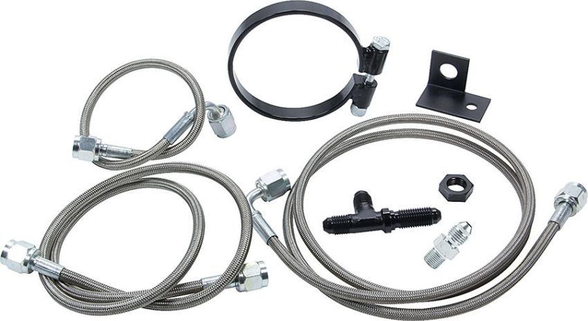 ALLSTAR PERFORMANCE ALL42058 Rear End Brake Line Kit LM 62in Aftermarket Clp