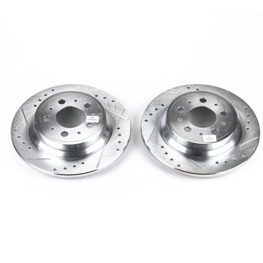 PowerStop EBR634XPR PowerStop Evolution Performance Drilled, Slotted & Plated Brake Rotor Pair