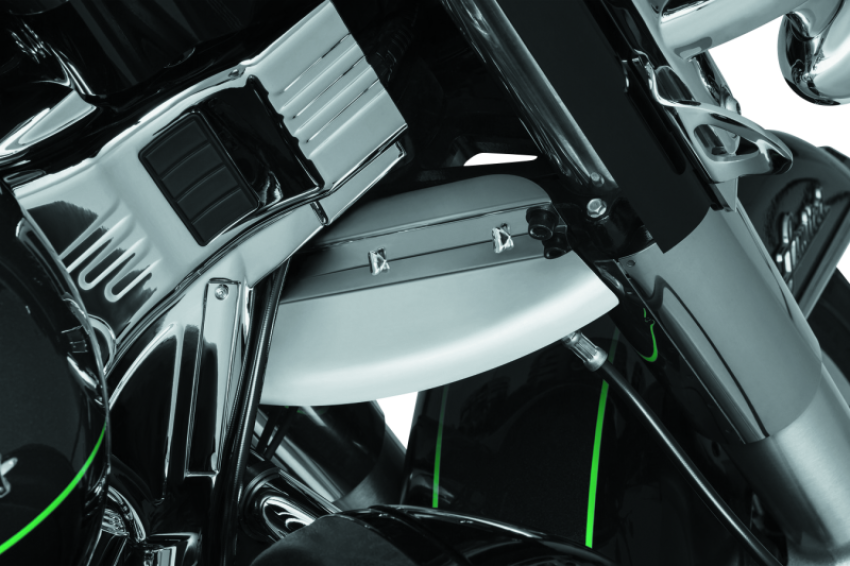 Kuryakyn 1804 Lower Triple Tree Wind Deflector Chrome