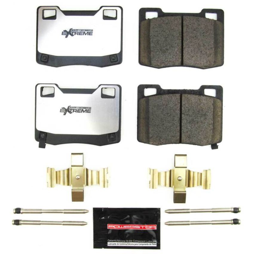 PowerStop Z26-2363 PowerStop - Z26 Performance Carbon-Fiber Ceramic Brake Pads with Hardware Kit