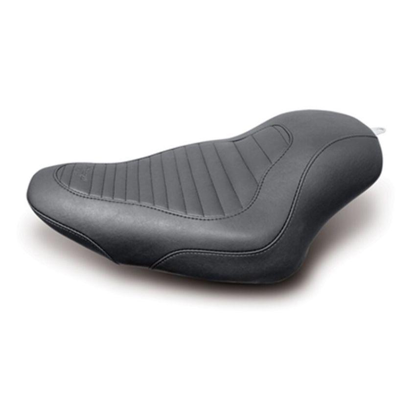 Mustang Motorcycle 76954 Mustang 04-21 Harley Sportster 3.3 Gal Tripper Solo Seat - Black