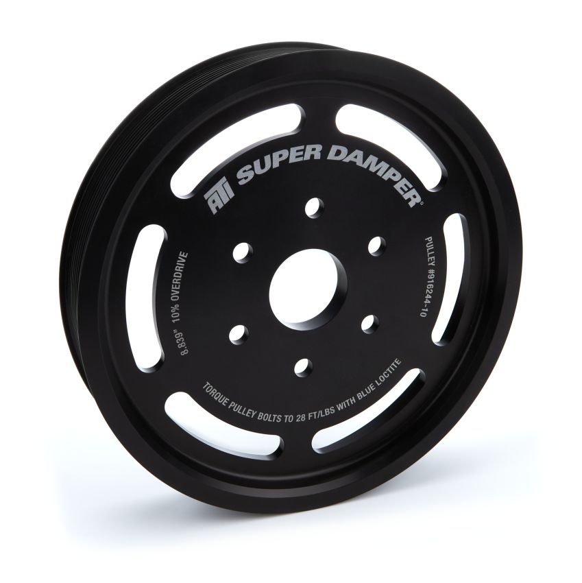 ATI PERFORMANCE ATI916244-10 Pulley - Supercharger 8.88 OD 11-GrooveALm.