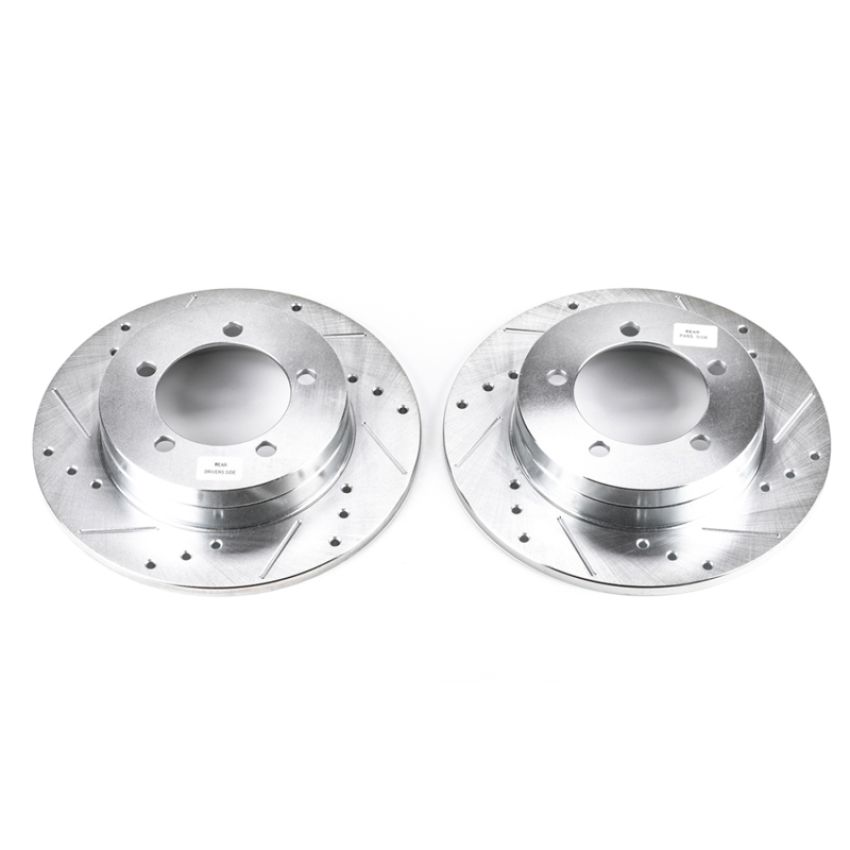 PowerStop JBR519XPR PowerStop Evolution Performance Drilled, Slotted & Plated Brake Rotor Pair