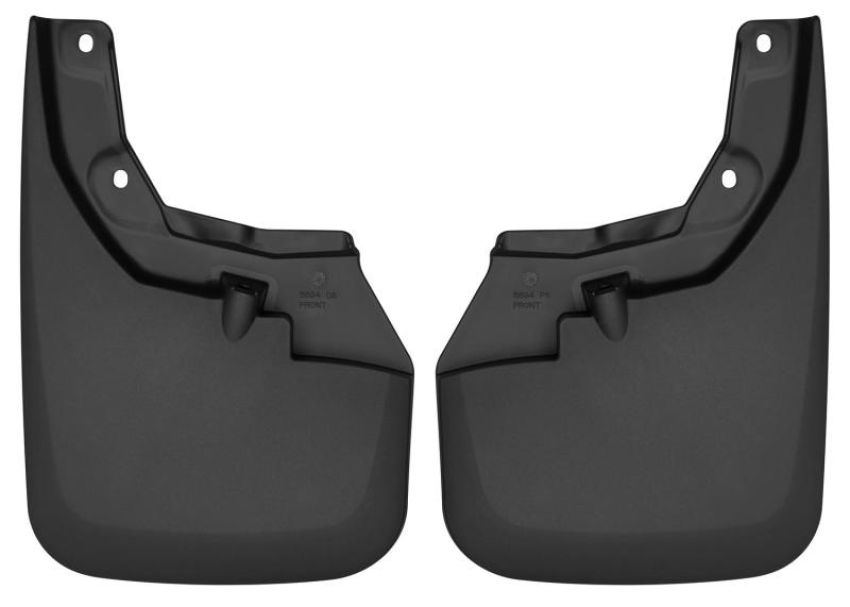Husky Liners 2016 Toyota Tacoma w/ OE Fender Flares Custom Molded Front Mud Guards - Black