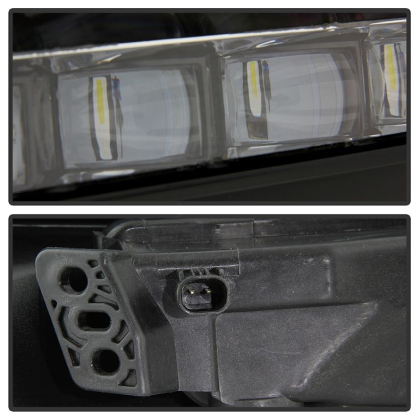 SPYDER 5086310 OEM LED Fog Lights W/OEM Fit Switch - Clear