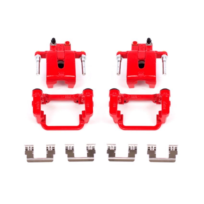 PowerStop S4992 Red Powder Coated Calipers