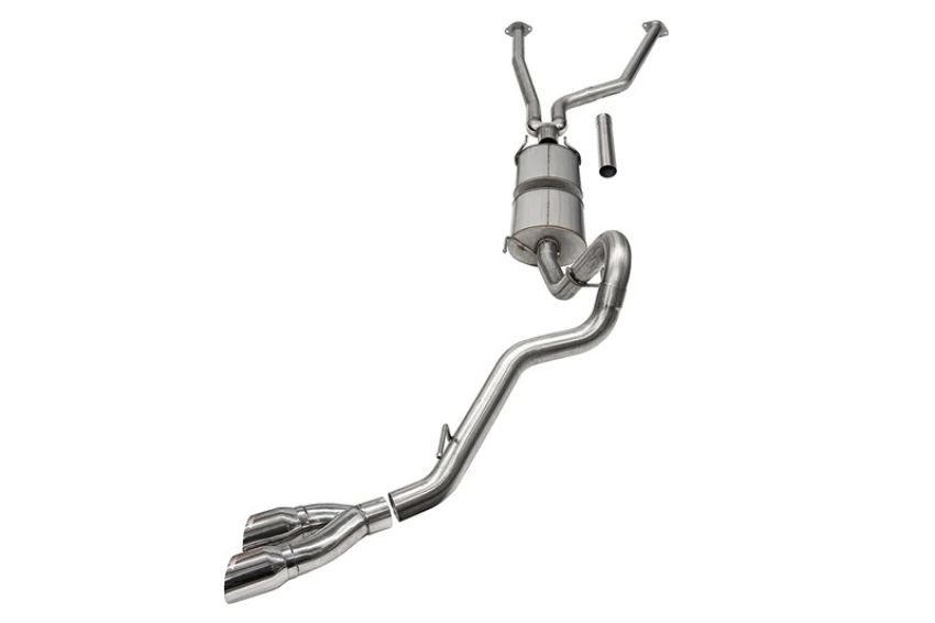 CORSA Performance 21245 Corsa 22-24 Toyota Tundra 4WD 3in Sport Cat-Back Side Exit Exhaust System w/ Twin 4in Polished Tips