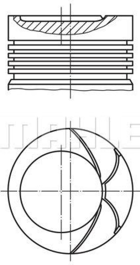 MAHLE 034 92 02 Engine Piston