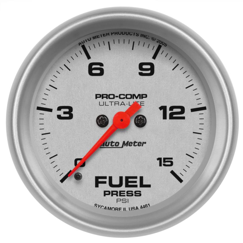 AutoMeter 4461 GAUGE, FUEL PRESSURE, 2 5/8
