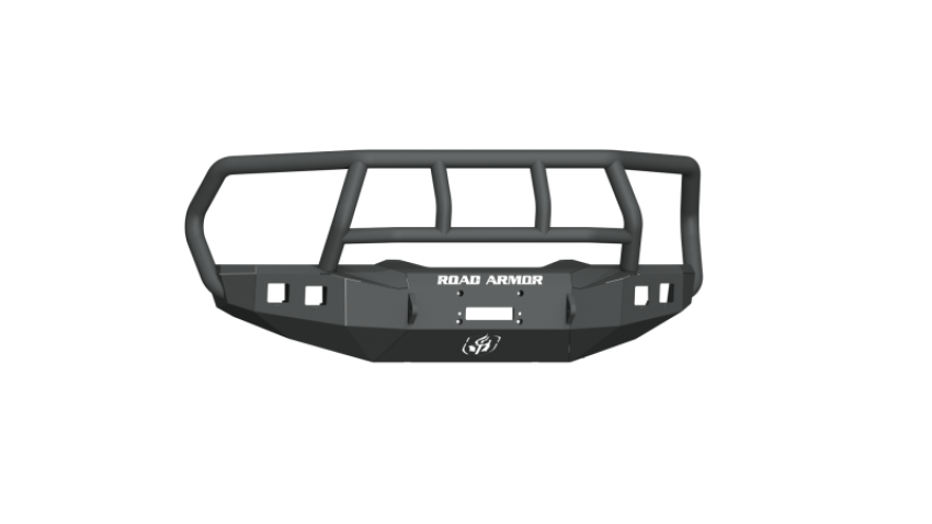 Road Armor 4151F2B 15-18 Ram Rebel 1500 Stealth Front Winch Bumper w/Titan II Guard - Tex Blk