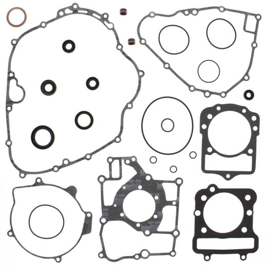 Vertex Pistons 811805 Vertex Gaskets 95-03 Kawasaki KEF300 Lakota Complete Gasket Kit w/ Oil Seals