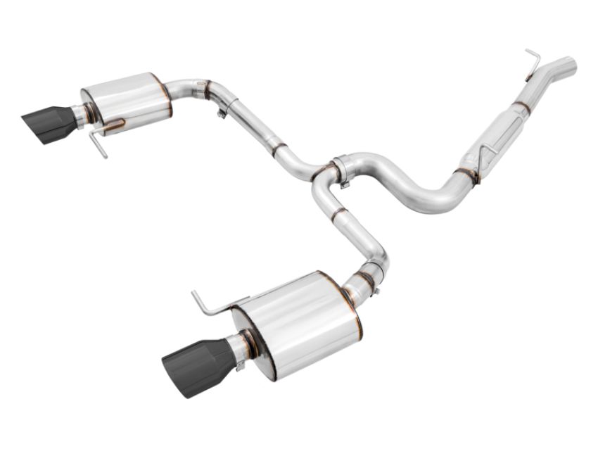 AWE Tuning 3015-33098 VW MK7 Golf Alltrack/Sportwagen 4Motion Touring Edition Exhaust - Diamond Black Tips