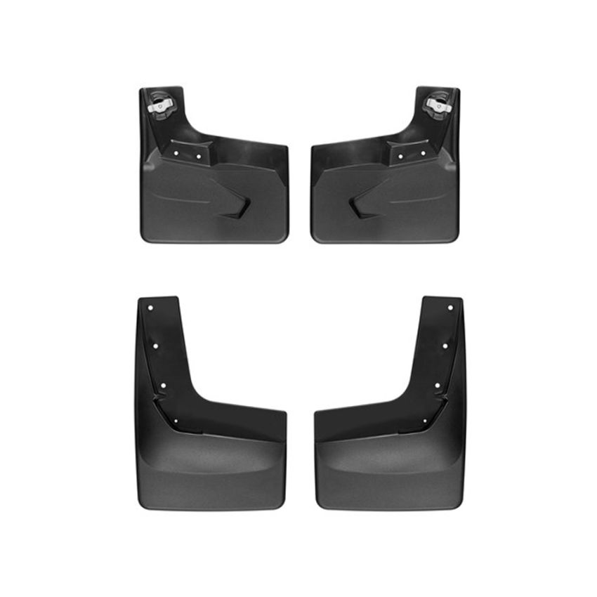WEATHERTECH WEA110088 Black No Drill MudFlaps 18- Ford Expedition Max