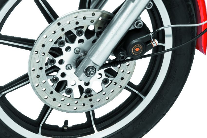 TwinPower 666834 Twin Power 84-17 Big Twin Exc 11.8 and Lug Mount 84-13 XL Front 11.5 Floating Rotor Mesh Silver