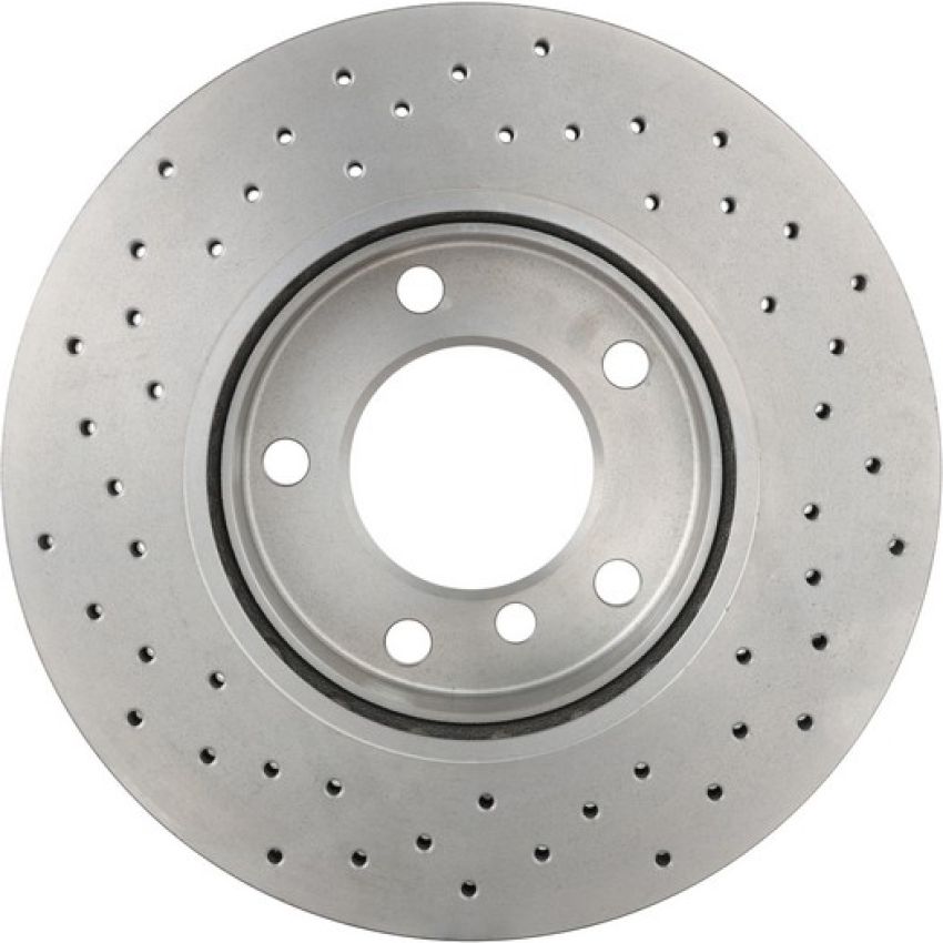 Brembo 09.5390.3X Premium UV Coated Xtra Cross Drilled Brake Rotor