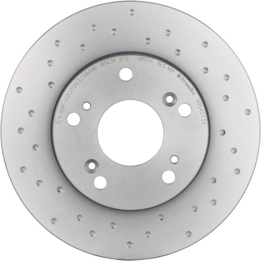 Brembo 09.5457.3X Premium UV Coated Xtra Cross Drilled Brake Rotor