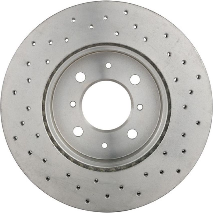 Brembo 09.5509.1X Premium UV Coated Xtra Cross Drilled Brake Rotor