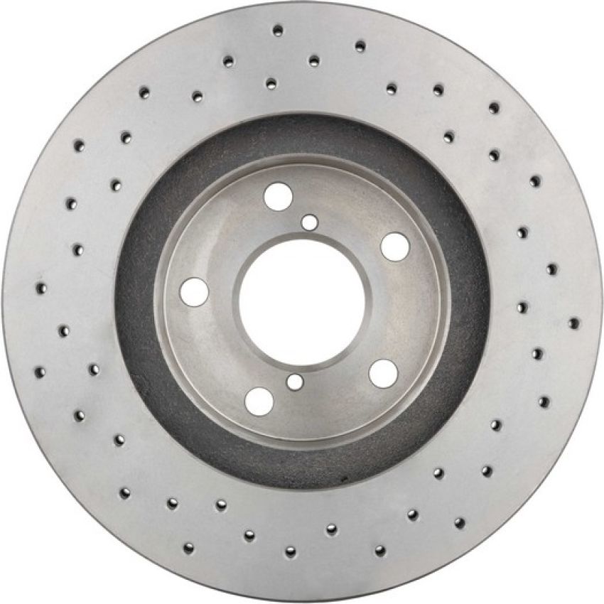 Brembo 09.5673.1X Premium UV Coated Xtra Cross Drilled Brake Rotor