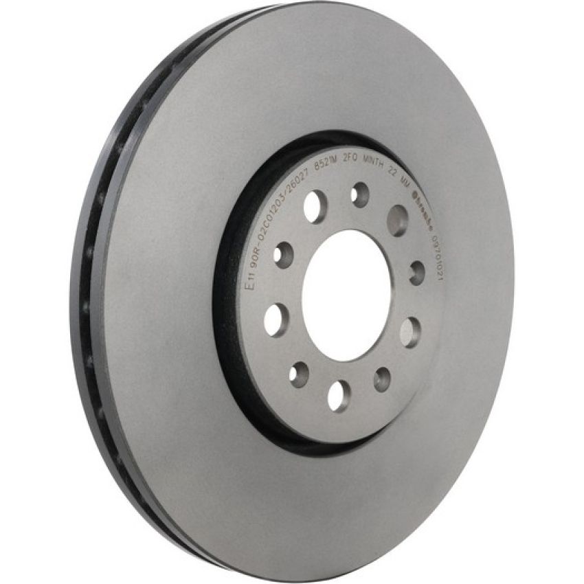 Brembo KT00A04 Brembo ceramic brake pad and UV coated vented  brake disc kit