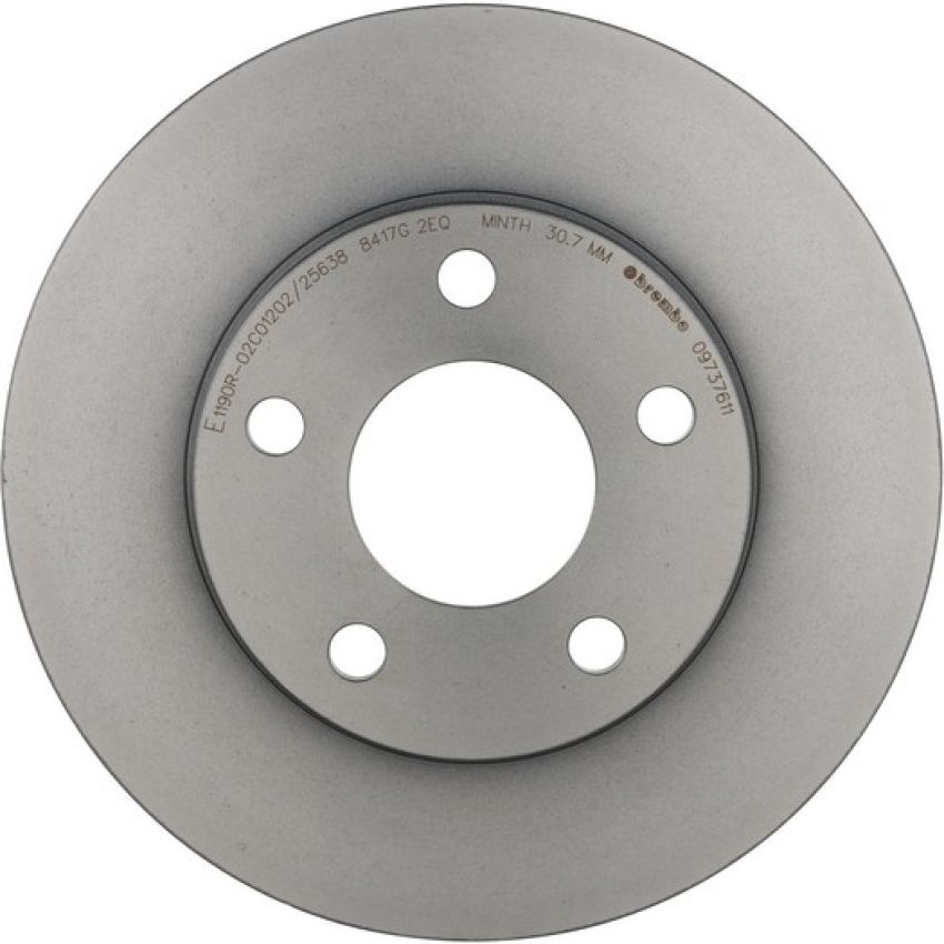 Brembo KT00872 Brembo ceramic brake pad and UV coated vented  brake disc kit