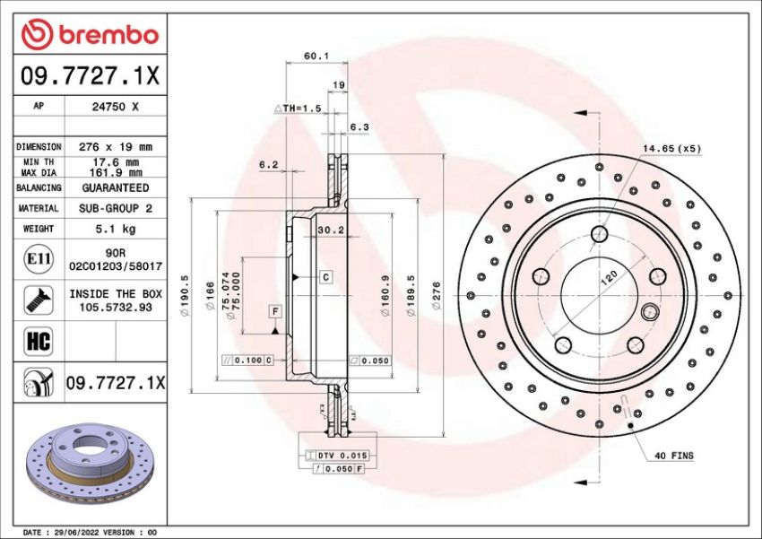 Brembo 09.7727.1X