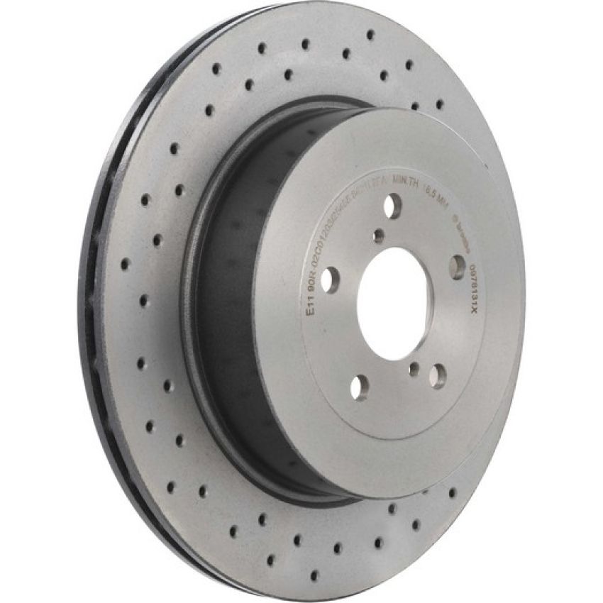 Brembo 09.7813.1X Premium UV Coated Xtra Cross Drilled Brake Rotor
