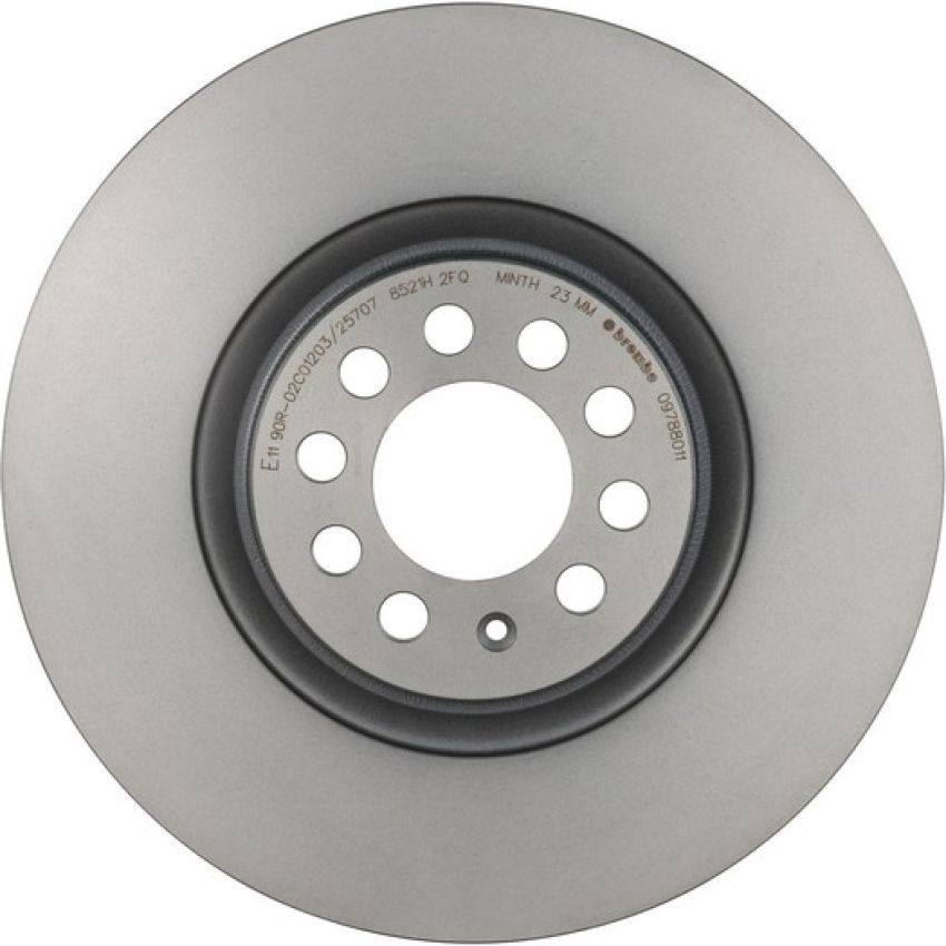 Brembo KT00A03 Brembo ceramic brake pad and UV coated vented  brake disc kit
