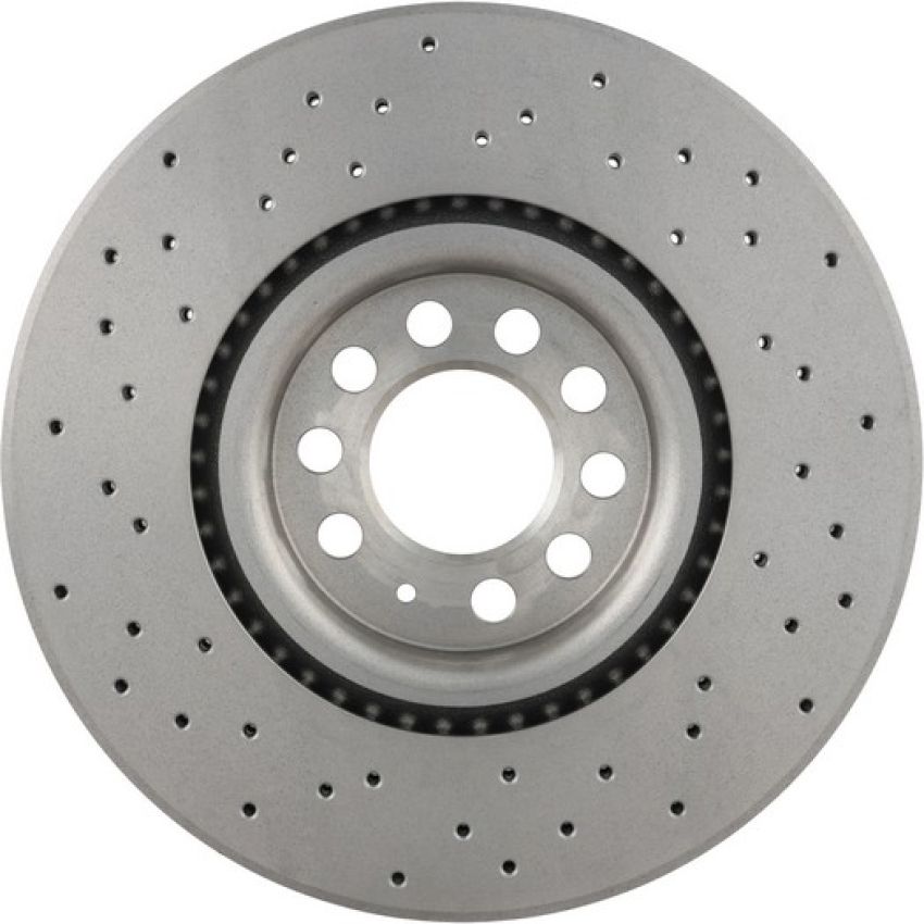 Brembo KTX0153 Brembo ceramic brake pad and Xtra vented drilled brake disc kit