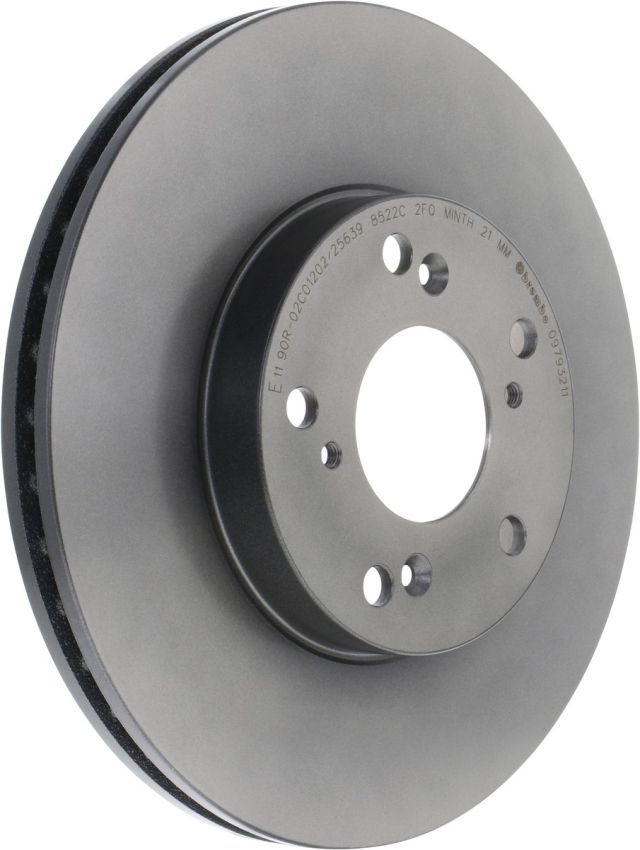 Brembo KT00739 Brembo ceramic brake pad and UV coated vented  brake disc kit