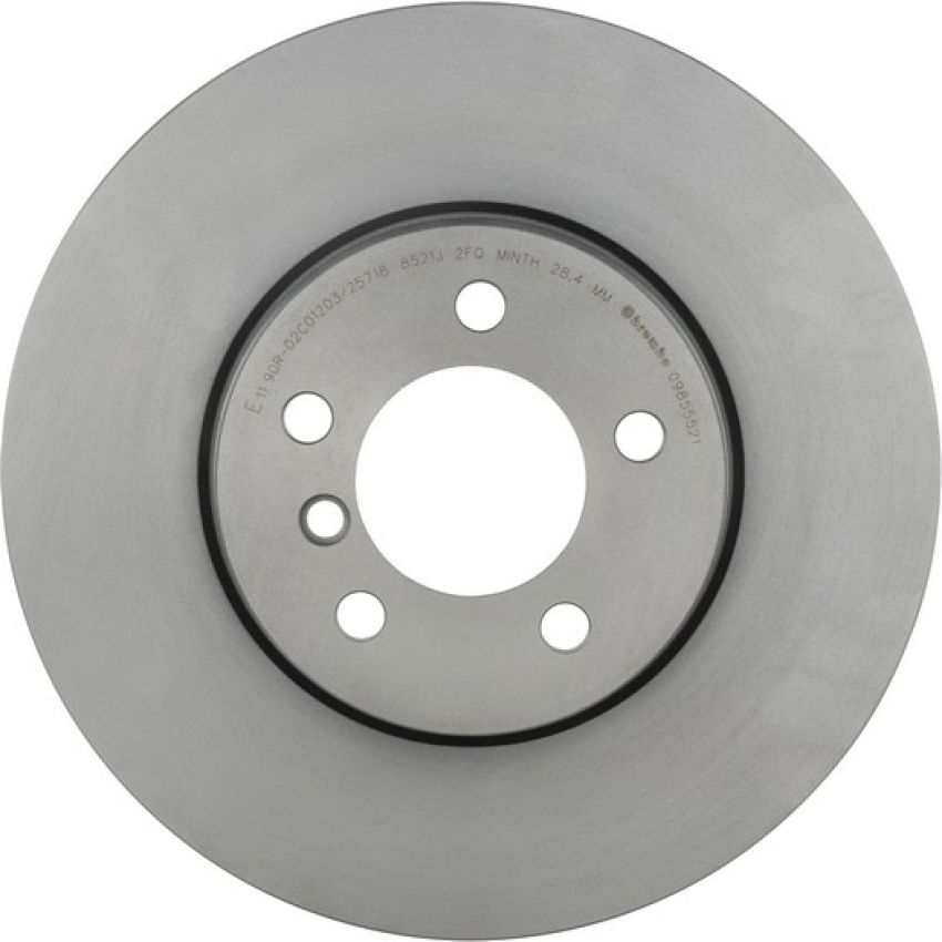 Brembo KT00A75 Brembo ceramic brake pad and UV coated vented  brake disc kit