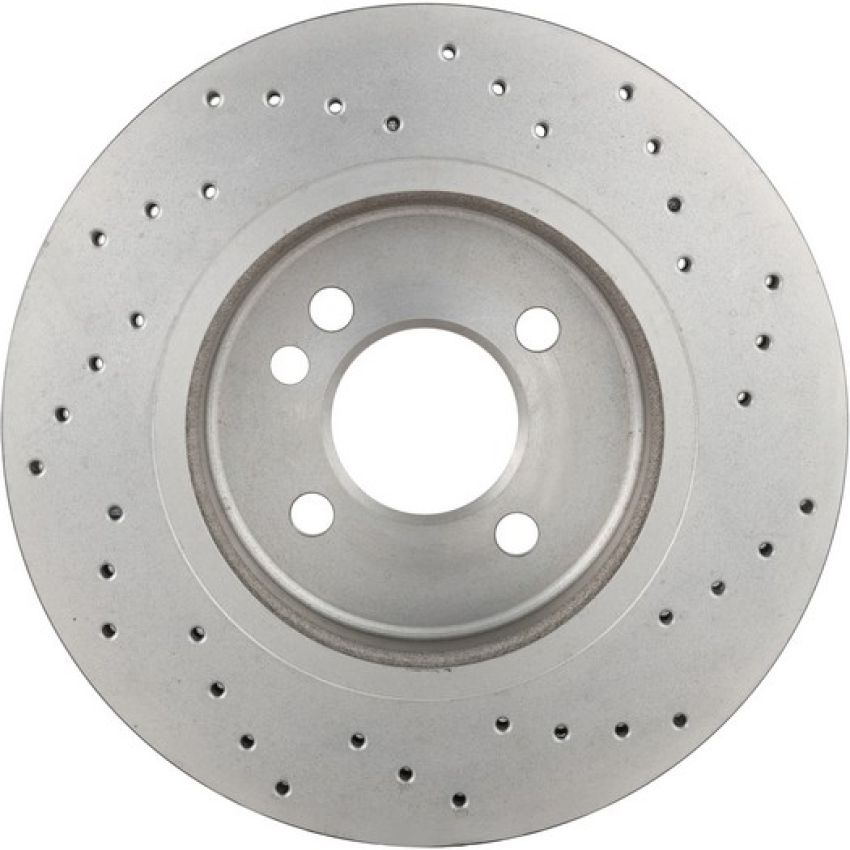 Brembo 09.8655.1X Premium UV Coated Xtra Cross Drilled Brake Rotor