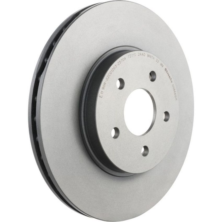 Brembo KT00599 Brembo ceramic brake pad and UV coated vented  brake disc kit