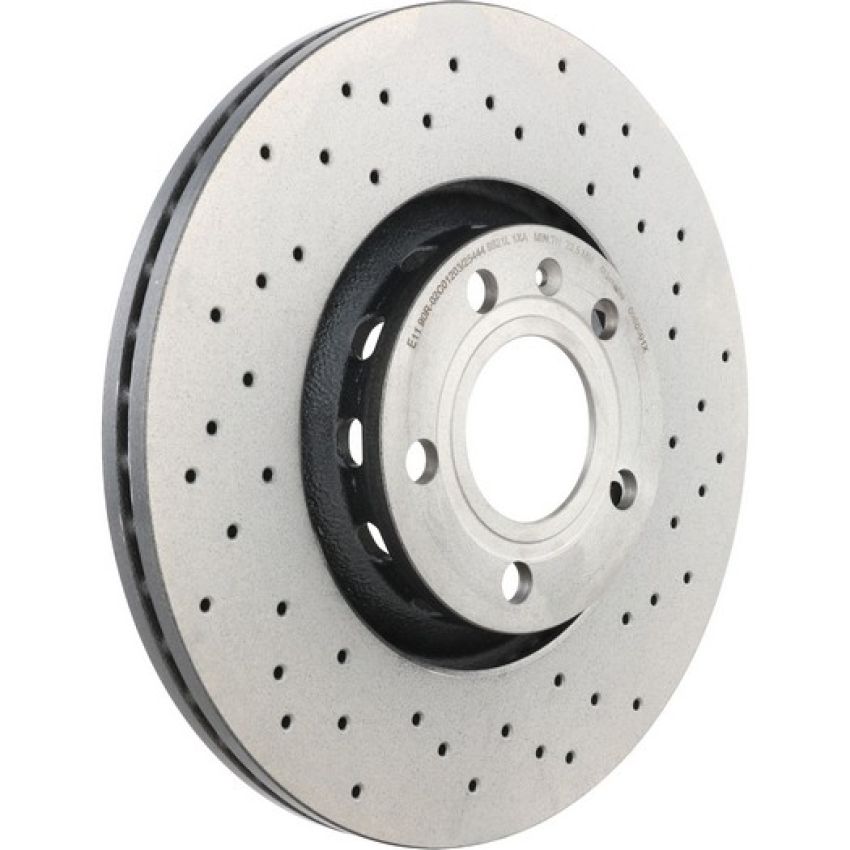 Brembo 09.8690.1X Premium UV Coated Xtra Cross Drilled Brake Rotor