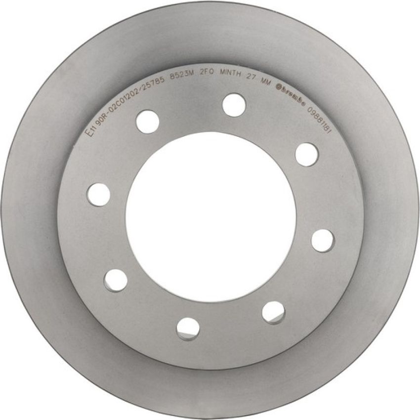 Brembo KT00435 Brembo ceramic brake pad and UV coated vented  brake disc kit
