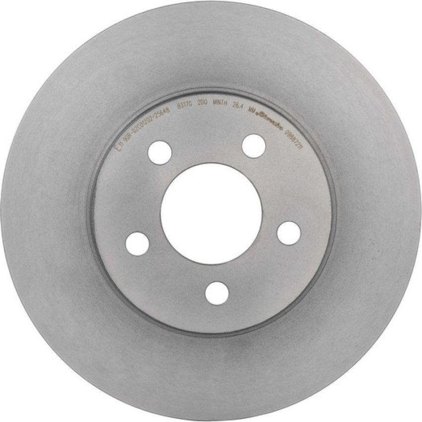 Brembo KT00636 Brembo ceramic brake pad and UV coated vented  brake disc kit