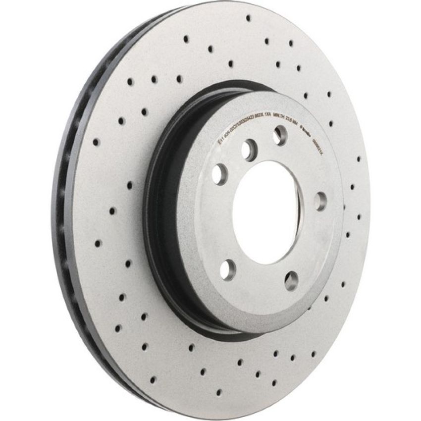 Brembo 09.8952.1X Premium UV Coated Xtra Cross Drilled Brake Rotor