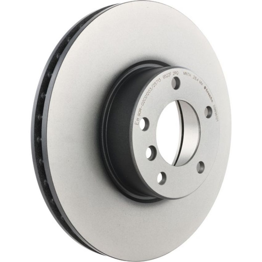 Brembo KT00A96 Brembo ceramic brake pad and UV coated vented  brake disc kit