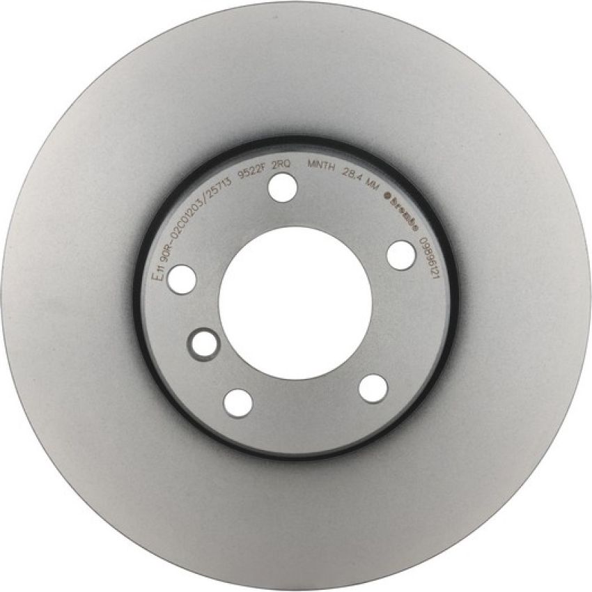 Brembo KT00A96 Brembo ceramic brake pad and UV coated vented  brake disc kit