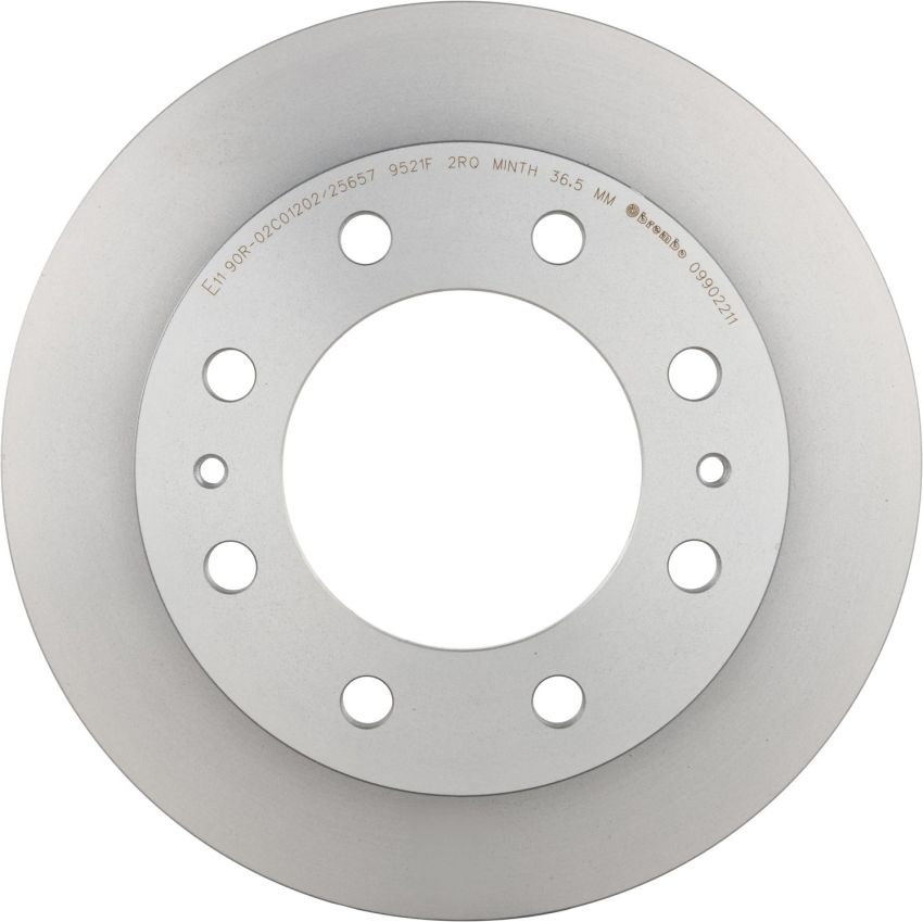 Brembo KT00771 Brembo ceramic brake pad and UV coated vented  brake disc kit
