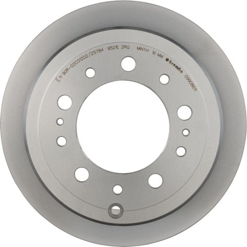Brembo KT00496 Brembo ceramic brake pad and UV coated vented  brake disc kit