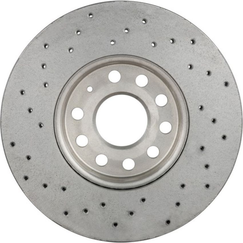 Brembo 09.9145.1X Premium UV Coated Xtra Cross Drilled Brake Rotor