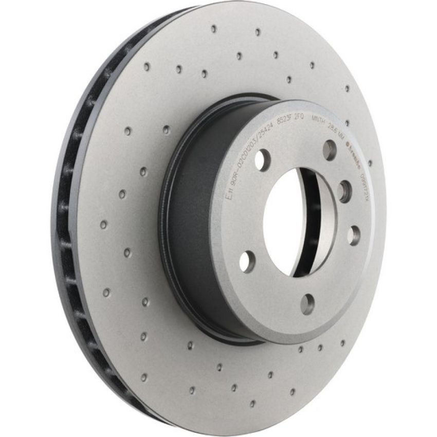 Brembo 09.9172.1X Premium UV Coated Xtra Cross Drilled Brake Rotor