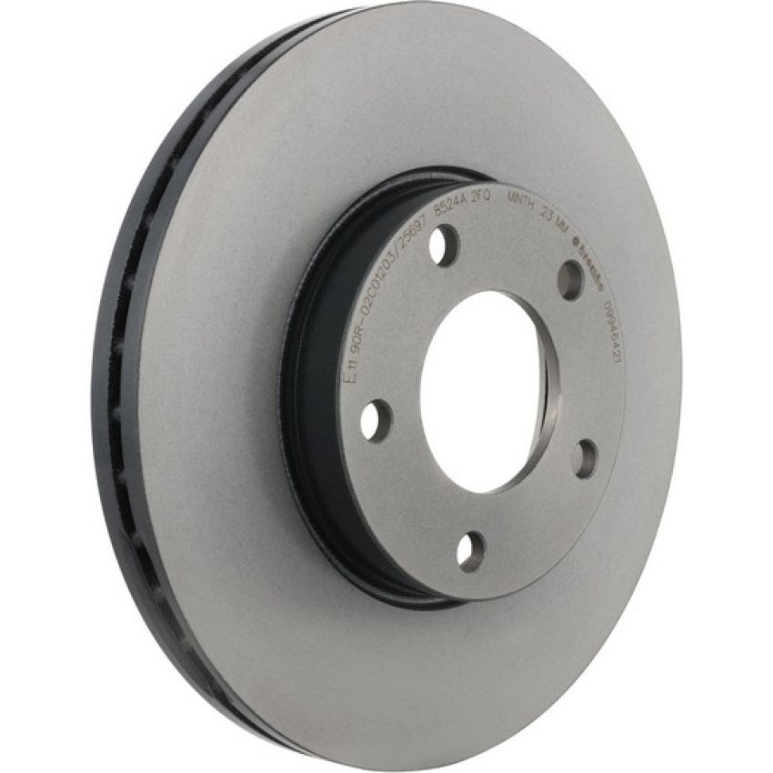 Brembo KT00598 Brembo ceramic brake pad and UV coated vented  brake disc kit
