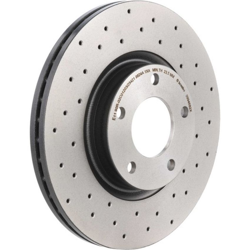Brembo 09.9468.2X Premium UV Coated Xtra Cross Drilled Brake Rotor