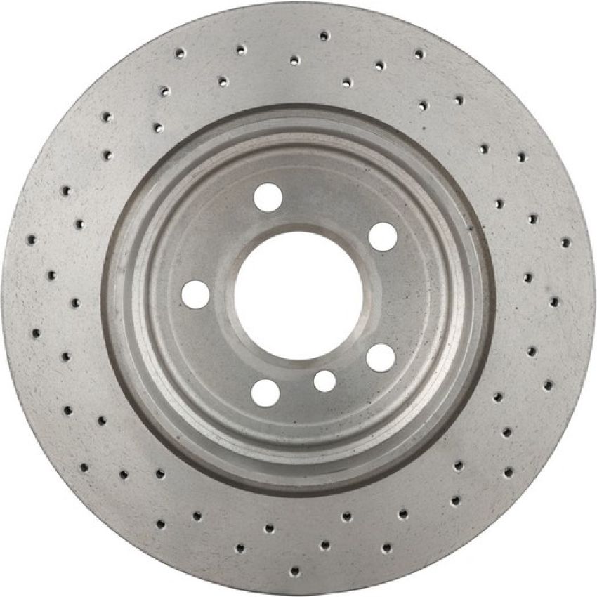 Brembo 09.9573.1X Premium UV Coated Xtra Cross Drilled Brake Rotor