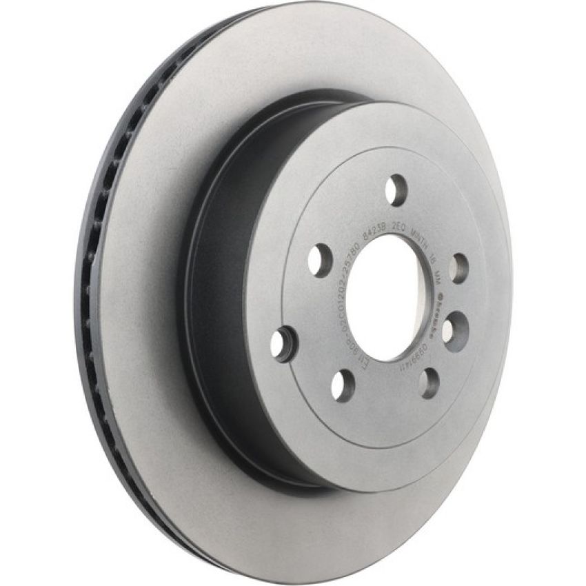 Brembo KT00559 Brembo ceramic brake pad and UV coated vented  brake disc kit