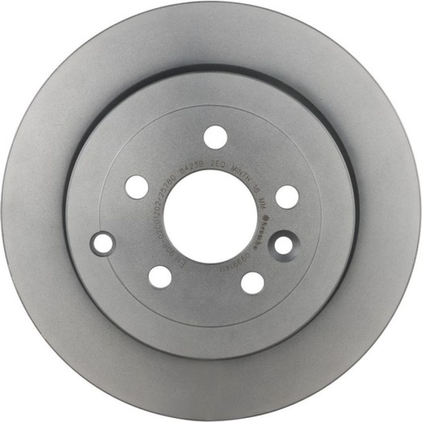 Brembo KT00559 Brembo ceramic brake pad and UV coated vented  brake disc kit