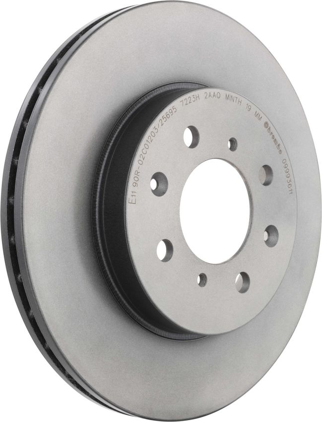 Brembo KT00692 Brembo ceramic brake pad and UV coated vented  brake disc kit