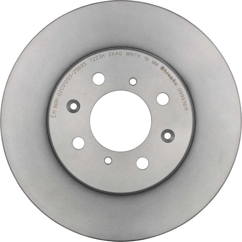 Brembo KT00692 Brembo ceramic brake pad and UV coated vented  brake disc kit